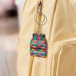 Personalized Colourful School Bag Autism Emergency Contact Tag with Name and Number Daily Use Back to School Gift for Autism Kids