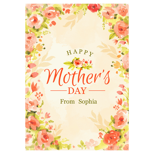 Floral Frame Mother’s Day Ecard