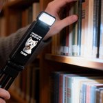 Personalized Cartoon Pet Photo LED Rechargeable Light Clip with Name Reading Accessory Birthday Gift for Pet Lovers Owners Book Lovers Bookworms