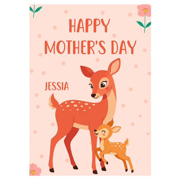 Cute Deer Mother’s Day Ecard