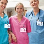 Personalized Cartoon Nurse Simple Line Drawing Acrylic ID Badge Buddy with Name Nurse Week Birthday Gift for Nurse Doctor Medical Staff