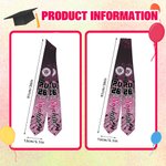 Personalisierte bunte Foto-Collage In Loving Memory Graduation Stola mit Namen Class of 2026 Graduation Geschenk für Absolventen