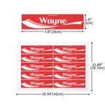 Gepersonaliseerde Cola Stickers Fles Etiketten met Naam en Tekst Set van 20 Feestdecoratie Afstuderen voor Afgestudeerden Gasten