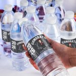 Personalized Class of 2026 Cartoon Graduate Water Bottle Label with Name School Year Graduation Party Gift for Graduates