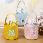 Panier de Pâques personnalisé lapin initial papillon avec nom oeufs chasse Fête de Pâques Cadeau de Pâques pour enfants