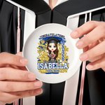 Personalisierte Gratulation Cartoon Charakter Keramik Trinket Schmuck Schale mit Namen und Jahr Graduierung Geschenk für Absolventen