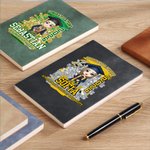 Personalisierte Gratulation Cartoon Charakter Leder Notizbuch mit Namen und Jahr Gratulation Abschluss Geschenk für Absolventen