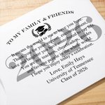 Gepersonaliseerde grappige Loterij Ticket Envelop met Naam en Jaar Set van 15 Graduation Party Favor Bedankje Cadeau voor Gasten