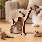Boîte en bois personnalisée en forme d'animal de compagnie avec nom Cadeau commémoratif pour les propriétaires d'animaux de compagnie