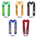 Personalised Unisex Embroidered Graduation Stole with Text and Photo Class of 2026 Graduation Gift for Graduates