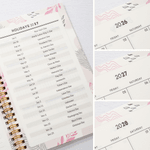 Personalized Horse Theme Name 2026-2028 Spiral Planner Notebook with Monthly Planner Pages Birthday New Year Gift for Horse Lovers Friends