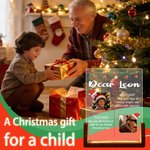 Lámpara de noche LED acrílica personalizada de varios temas con texto fotográfico y base de madera En memoria del amor Navidad Cumpleaños Regalo para amigos Familia