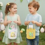 Panier de Pâques personnalisé lapin initial papillon avec nom oeufs chasse Fête de Pâques Cadeau de Pâques pour enfants