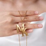 Personalisierte doppelte Initialen Namen Halskette Zierliche Schmuck Hochzeit Geburtstag Jahrestag Muttertag Geschenk für Frauen