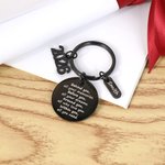 Personalized Behind You All Your Memories Keychain with Name and Year Charm Graduation Back to School Congratulation Gift for Graduates