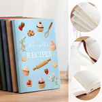 Personalised Recipes Cake A5 A6 PU Leather Notebook with Name Daily Use Birthday Gift for Baker Baking Enthusiast