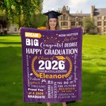 Personalized Happy Graduation Soft Throw Blanket with Name and Year Room Decor Birthday Graduation Gift for Graduates