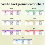 Etiquette Personnalisée Class of 2026 Graduation Hat Glitter Water Bottle Label Sticker with Name and Year Party Decor Graduation Gift for Graduates