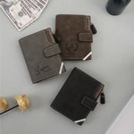 Personalized Engraved Photo Men's Foldable Compact Leather Wallet with  Text Father's Day Birthday Gift for Men