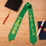 Personalised Unisex Embroidered Graduation Stole with Text and Photo Class of 2026 Graduation Gift for Graduates