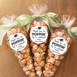 Personalized Thank You for Popping By Class of 2026 Graduation Stickers Labels with Name Graduation Party Decor for Graduates