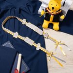 Personalized Class of 2026 Multicolor Glitter Graduation Ribbon Lei with Name Graduation Accessories Senior Recognition Party Gift for Graduates