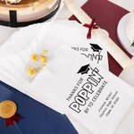 Gracias personalizadas para Poppin bolsas de galletas de palomitas de grado alimenticio con nombre Juego de 20 regalos de fiesta de graduación para la clase de 2026 Graduados Seniors