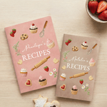 Personalised Recipes Cake A5 A6 PU Leather Notebook with Name Daily Use Birthday Gift for Baker Baking Enthusiast