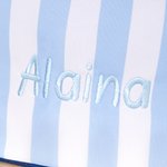 Trousse de maquillage brodée multicolore avec pompon Sac de voyage essentiel Anniversaire Cadeau de fête des mères pour les femmes