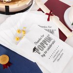 Personalized Food-grade Popcorn Biscuit Treat Bags Set of 20 Graduation Party Favors Decoration for Graduates Seniors