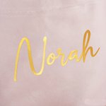 Gepersonaliseerde Schattig Konijnenoor Pluche Buideltas met  Pluizenbolstaart en Naam Paasmand voor Eierenzoeken en Verjaardagscadeau voor Kinderen