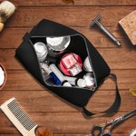 Personalisierte tragbare Monogramm Name Kulturtasche mit Text und bunten Initialen große Kapazität Graduierung Geschenk für Männer