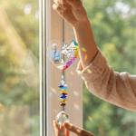 Personalised Butterfly Photo Acrylic Window Hanging Suncatcher with Name Text and Year Anniversary Sympathy Gift for Loss of Love Dad Mom