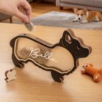 Boîte en bois personnalisée en forme d'animal de compagnie avec nom Cadeau commémoratif pour les propriétaires d'animaux de compagnie