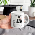 Personalizado Dulce Final Nuevo Comienzo Graduado Personaje Taza de café de cerámica con nombre y año Cumpleaños Regalo de graduación para la clase de 2026 Graduados