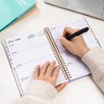 Personalised Horse Flower Butterfly 2026 Planner A5 Spiral Notebook with Name and Weekly Monthly Planner Pages Birthday Gift for Horse Owners Lovers