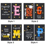 Personalisierte Elefant Keepsake Spielzeug mit anfänglichen Namen Jahr Klasse von 2026 Schule Grad Geschenk für Absolventen