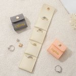 Personalized Simple Golden Name Foldable Jewelry Case Travel Essentials Daily Use Business Trip Gift for Girls Women