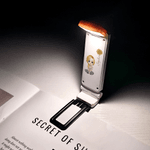 Personalized Cartoon Character LED Rechargeable Light Clip with Name and Birth Flower Reading Accessories Birthday Gift for Book Lovers Friends