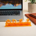 Personalised Multicolor British Sign Language 3D Printed Desk Name Plate Birthday Appreciation Gift for BSL Interpreter Teacher Deaf People