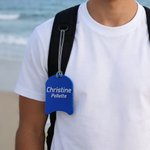 Sac à dos Kickboard multicolore imprimé en 3D avec texte Cadeau d'anniversaire pour les entraîneurs, les nageurs et les amateurs de sport