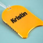 Sac à dos Kickboard multicolore imprimé en 3D avec texte Cadeau d'anniversaire pour les entraîneurs, les nageurs et les amateurs de sport