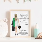 Custom Graduation Keepsake Print For Her