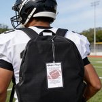 Personalized Baseball Football Softball Set of 2 Cross Prayer Bag Tag with Name Game Day Team Gift for Christian Athlete Sports Lover