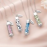 Collana diffusore di profumo personalizzata con nome, da indossare tutti i giorni, regalo di compleanno e anniversario per le donne.