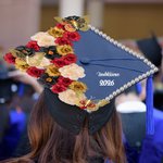 Personalized Class of 2026 Handmade Glitter Floral and Beads Grad Cap Decor with Text Gift for Graduates