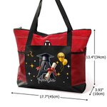 Sac de voyage avec pochettes en maille Accessoires de voyage Cadeau de fin d'études pour un ami ou une famille