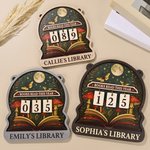 Personalized Books Read This Year Wooden Read Tracker with Text Library Bookshelf Decor Study Space Use Birthday Gift for Bookworms Book Lovers