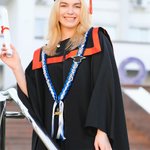 Personalizada hecha a mano Trenza de Graduación Lei Cinta de Honor con Nombre Clase de 2026 Ceremonia de Graduación Regalo para Graduados