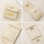 Personalized Simple Golden Name Foldable Jewelry Case Travel Essentials Daily Use Business Trip Gift for Girls Women